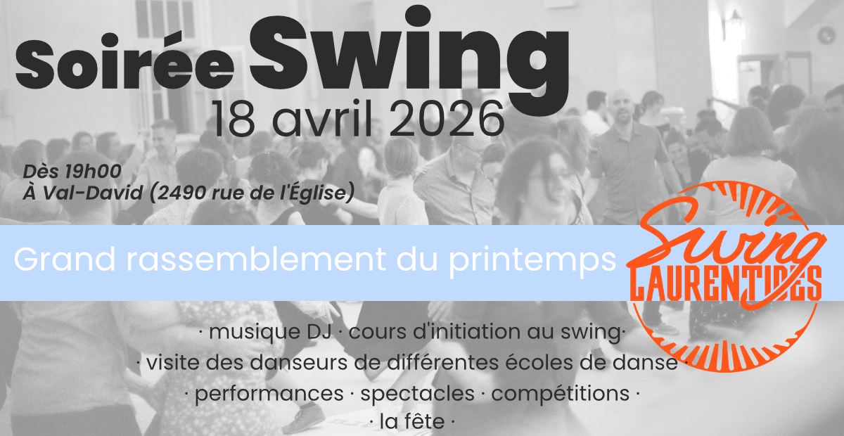 Soirée swing 18 avril