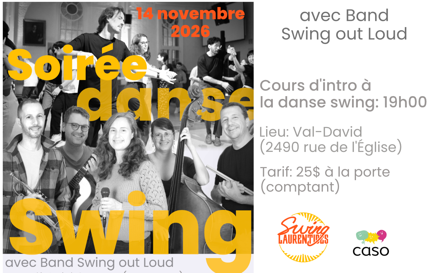 Soirée Swing Laurentides